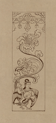 白描人物-花瓣网|陪你做生活的设计师 | 飞天仙女敦煌莫高窟黑白画像