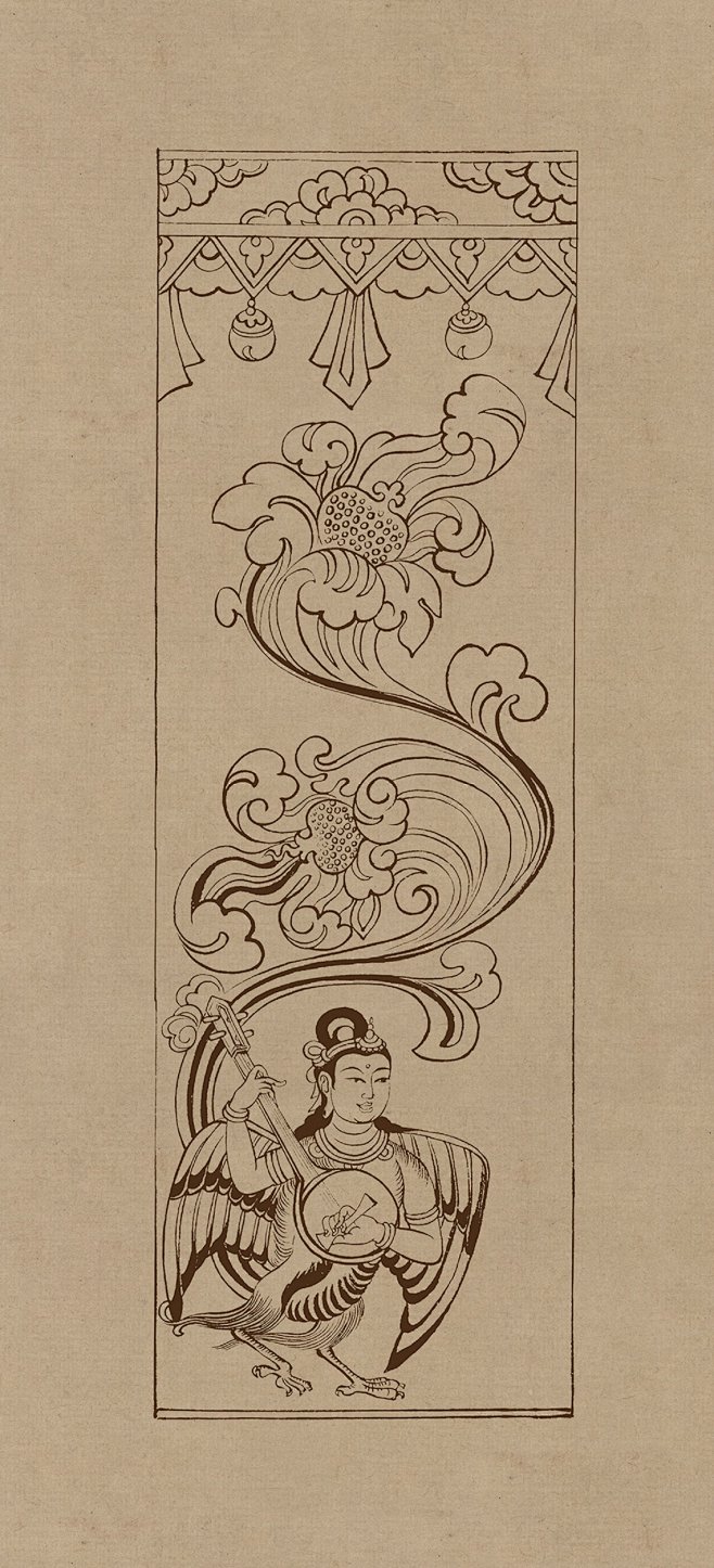 敦煌莫高窟线描稿（海量美图）