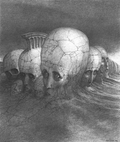 楼图兰的梦采集到Beksiński