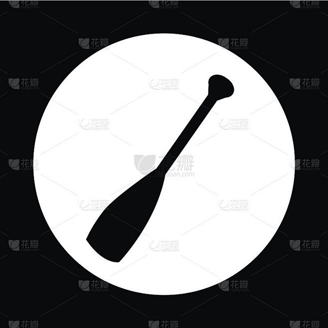 船桨图标插图设计