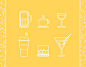 Drinks (icon set + print and more)