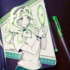 插画师izunee针管笔下的女孩们
针管笔手绘作品欣赏
