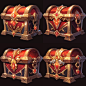 longtu2_A_treasure_chest_is_inlaid_with_red_polygonal_gemspolyg_784114f5-2f12-47b4-b410-2cf5bad37e78