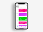 Time tracking projects on iOS time tracking automation translucent iphone x feed toggl got projects today home timers flat ios ux ui