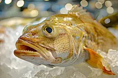 海产品食材鳕鱼菜品