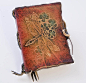 Red Dragonfly Leather 
Journal by gildbookbinders on deviantART