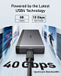 Amazon.com: Anker USB C Hub, 556 USB-C Hub (USB4, 8-in-1) with 1.6ft USB4 Cable, 10 Gbps USB-C and USB-A Data Ports, 8K HDMI and DisplayPort, for Microsoft Surface Pro 8, HP EliteBook 850 G8, and More (Black) : Electronics