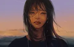 难过的女孩 悲伤 流泪女孩4k动漫壁纸