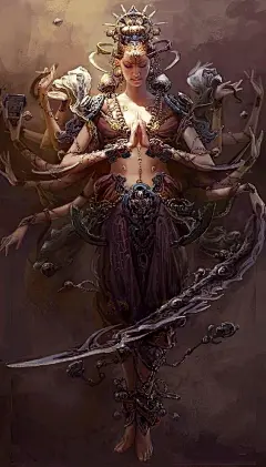 暗黑 西遊 記 &quot;Journey to the West&quot; art by Fenghua Zhong / China http://blog.sina.com.cn/u/2294356157: 