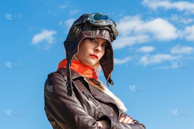 飞行员,天空,运动头盔,背景,飞行员的帽...