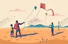 放风筝 【酷图网】手绘,放风筝,元素,卡通放风筝,手绘放风筝,卡通,插画,插图,素材,矢量,图案,背景,夏天,春天,春天插画,清新,自然,海报素材,精美,海报背景,展板,人物,放风筝的人,孩子,儿童,亲子,活动,风筝节,风筝节素材,秋天,小孩,比赛,快乐,地产,广告,展架,创意,小朋友,踏青,卡通男孩,背影,父亲,