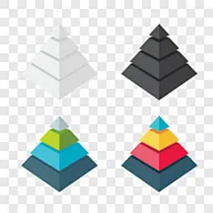 矢量金字塔效果元素PNG图片➤来自 PNG搜索网 pngss.com 免费免扣png素材下载！