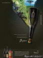 葡萄酒创意包装设计作品欣赏 创意葡萄酒广告设计 优秀葡萄酒海报设计 特色海报版式图