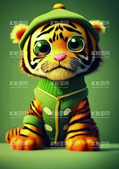 十二生肖虎  - 源文件下载【酷图网】十二生肖,生肖文化,传统生肖文化,民俗文化,国潮,海报,中国风