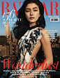 #FM明星大片# 演员、模特Natasha刘承羽登上Harper's Bazaar新加坡版11月刊封面，很有味道的混血美人！乍一看很欧美，但眉眼间却颇有东方韵味～ ​​​​