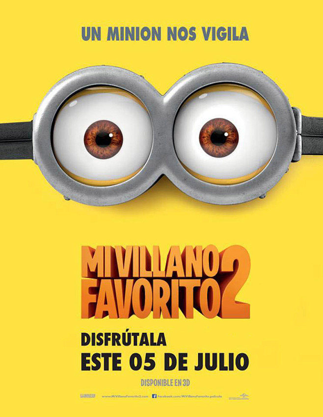 Despicable Me 2电影海报设...