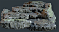 Modular Rock Sculpt #1, Baiquni Abdillah : Just doodling try to create Modular Rock Sculpt for base cliff terrain in-game environment.<br/>Also testing Substance Painter to create the texture.