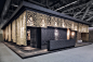 Royal Ceramica pavilion at Cersaie 15 by Paolo Cesaretti, Bologna – Italy »  Retail Design Blog : The visitor is inside the tiled displays admiring decorations and details in big arrangements. A sense of luxurious wideness embraces him during the visit. T