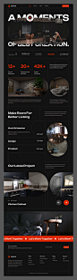 Gebaude - Interior Landing Page Website by Rizki  for Sans Brothers on Dribbble