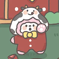 红红火火新年壁纸三件套来啦
时间好快呀！是第二年画新年壁纸啦～
卡通 头像 情侣 新年 cr：橙子芒芒