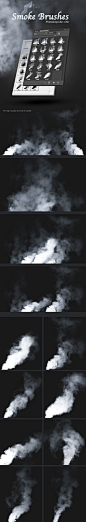 Smoke Brushes  - Photoshop Brushes • Download ➝ https://graphicriver.net/item/smoke-brushes/3594633?ref=pxcr: 