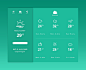 专辑|APP天气 气象 UI界面丨扫码打包 - 微相册