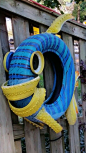 Dori fish made if tires!! Soo cute: 