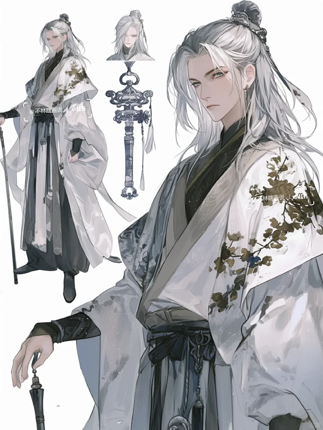 漫画角色设计板|周天十四主星「天机」 - 小红书-花瓣网