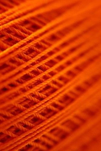 orange wool threads