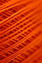 orange wool threads