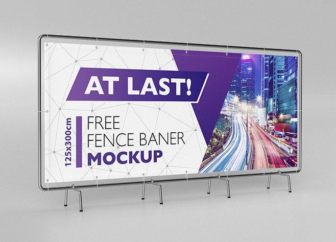 Free banner mockup :...