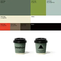 peekoo coffee 品牌形象体验 Design By Batoerstutio