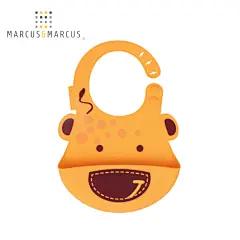 MARCUS宝宝吃饭围兜硅胶防水围嘴儿童婴儿小孩喂饭兜食饭兜口水巾-tmall.com天猫