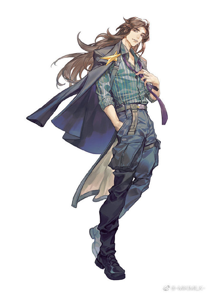 整理了一下给@机动战队 画的稿，发现已公...