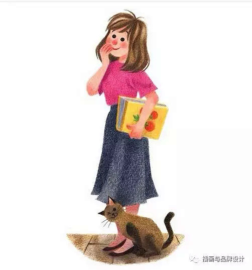 I&B插画丨她用彩铅画出唯美小清新调调，...
