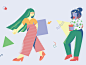 Silky - Storytale : Silky is a fresh pack with 20 trendy and colorful characters that will enrich your project. Illustrations are fully vector and easily can be edited. Available formats: AI, EPS, PNG and, SVG.