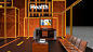 booth Exhibition Design  ict orange