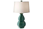 Ceramica Table Lamp, Jadeite