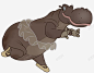卡通河马高清素材 动物园 动物河马 哺乳动物 免抠png 设计图片 免费下载
