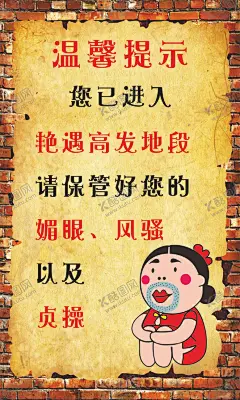 烧烤店文化 【酷图网】烧烤店文化,复古背景,砖墙,烧烤,卡通人物,如花,温馨提示