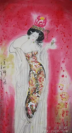 画家 尚伟（1962）山东省临沂市生人 中国文化部高研班深造 现进修于广州画院