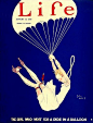 The Girl Who Went for a Ride In A Balloon: 1926 Life Magazine@北坤人素材