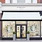 Osmanthus Blossom Windows at Jo Malone London, Sloane Street Boutique, created by Suzi Mclaughlin.: 