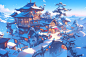 摄图网_601101229_屋顶的雪(企业商用)