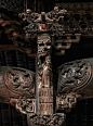 斗拱，中国建筑特有的一种结构。在立柱和横... 来自视觉志 - 微博
