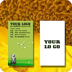 创意高端商务名片模板素材