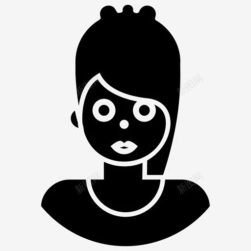 时尚模特化身名人时尚女孩图标 icon 标识 标志 UI图标 设计图片 免费下载 页面网页 平面电商 创意素材-花瓣网