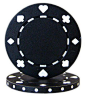 Amazon.com : Brybelly Suited Poker Chips (50-Piece), Black, 11.5gm : Sports @北坤人素材