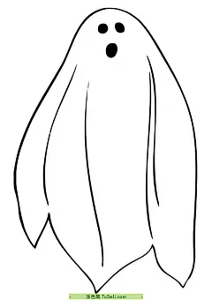 10张一点也不可怕的万圣节小鬼魂小幽灵儿童涂色简笔画 | 涂色集，涂色画打印大图 : 幽灵也是万圣节游行和派对中常见的元素。一些人会扮演幽灵的角色，在游行中穿着幽灵服装，或者在派对上扮成幽灵，给人们带来欢乐和惊喜。在游戏和娱乐活动中，幽灵也经常是主题之一，例如人们可以通过跳舞或唱歌来模仿幽灵的动作，或者在鬼屋游戏中会出现各种 10张一点也不可怕的万圣节小鬼魂小幽灵儿童涂色简笔画