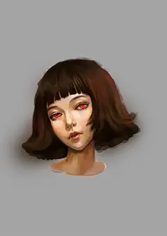 ajsummer  的插画 头部练习